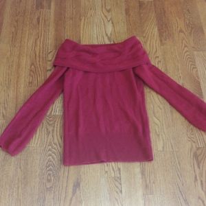 Off the shoulder sweater